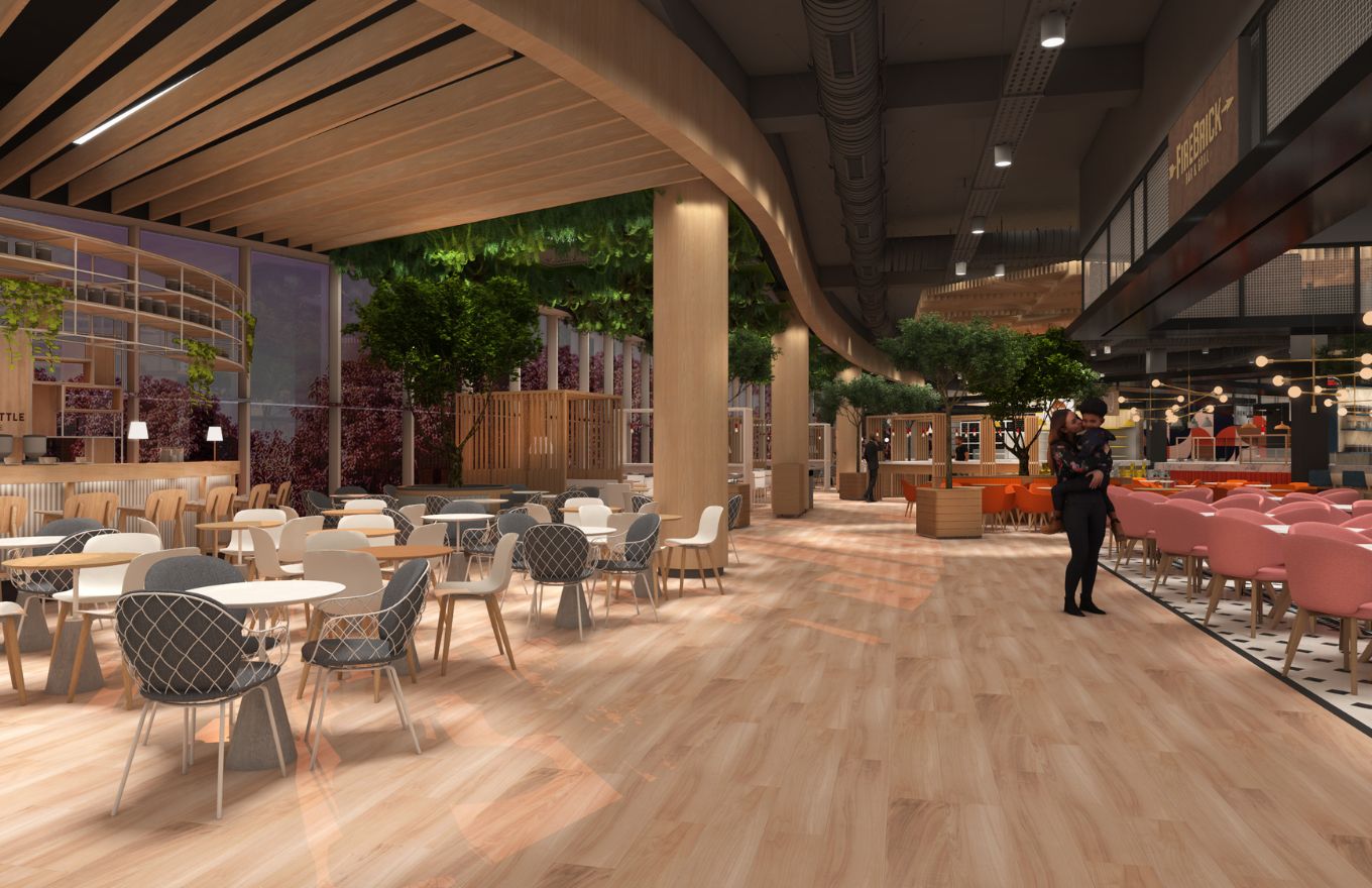Projeto do Park Shopping Barigüi desenvolvido pela MQ Design de Consumo